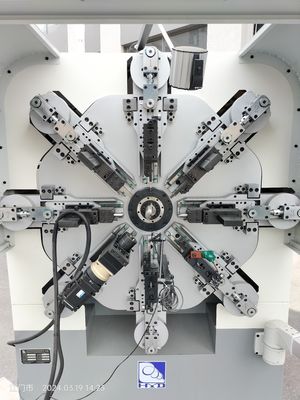 Machine automatique sans cames de ressort, machine de enroulement de ressort avec douze haches