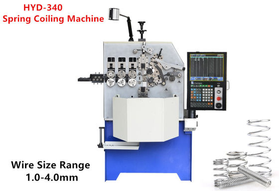1.0 - 4.0mm Diamètre Machine à Ressorts en Acier Trois Axes Pour Ressorts Multi-Formes