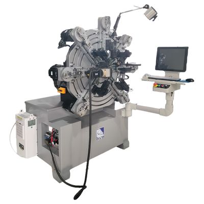 Machine de fabrication de ressorts à torsion à tension informatisée avec système dix-douze axes
