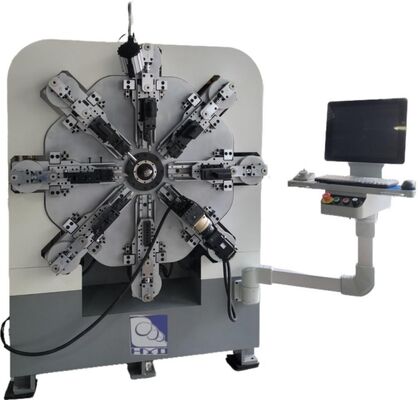 Automatique multifonctionnelle à 12 axes Machine de bobinage à ressort par ordinateur 1-4 mm Equipement de fabrication de ressort avec composant moteur de base