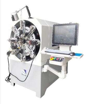Machine à ressort CNC HYD à fonction multiple de 0,3-2,5 mm Ordinateur à haut rendement