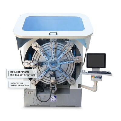 Machine de formage de ressorts à commande numérique multi-axes à haut rendement