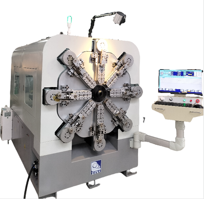 Machine automatique sans cames de ressort, machine de enroulement de ressort avec douze haches