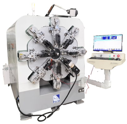 Machine automatique sans cames de ressort, machine de enroulement de ressort avec douze haches