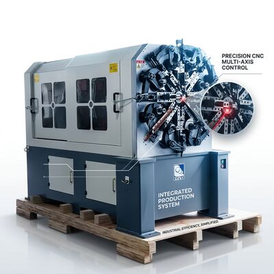 Machine rotatoire de ressort de commande numérique par ordinateur de fil de cinq axes système de moteur du Japon de 1,0 - de 4.0mm