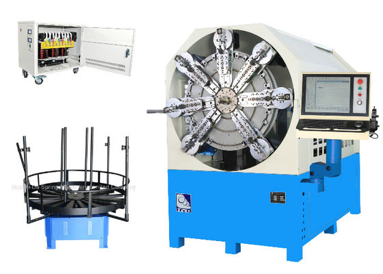 Machine rotatoire de fabrication de ressort de commande numérique par ordinateur de fil douze à quatorze systèmes d'axes
