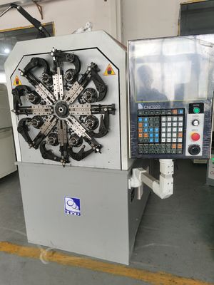 Machine de formage de ressorts rotatifs à fil cam de 4 mm avec machine à ressorts CNC à filateur