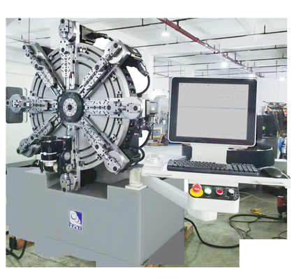 Machine multi de ressort de commande numérique par ordinateur de fonction, machine de fabricant de ressort de haute précision