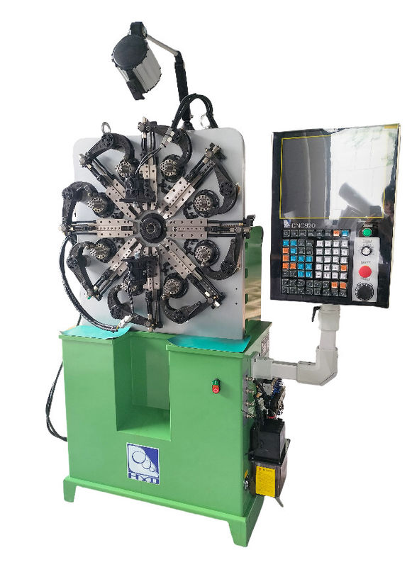 Machine à ressorts CNC de haute précision HYD-20T-4A à cinq axes avec rotation du fil, 0,2-2,3 mm