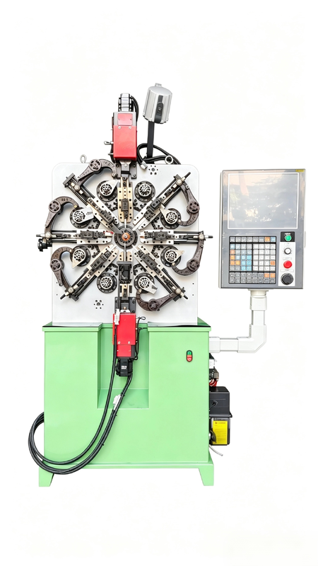 Machine de formage de ressorts CNC haute vitesse 0,2 - 2,3 mm avec dérouleur 100 kg