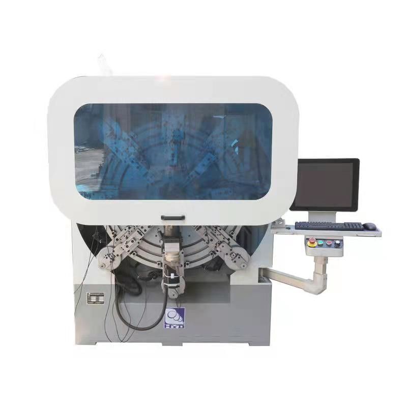 Machine multifonctionnelle de lovage de ressort de commande numérique par ordinateur avec des systèmes de bobine de rotation de fil