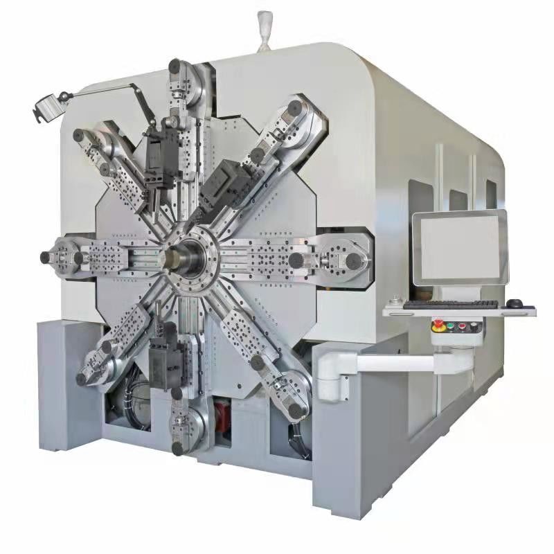 Machine de formage de ressorts de compression à commande numérique sans came avec système de contrôle servo 12 axes