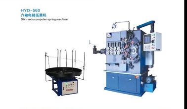 Six machines automatiques Digital de ressort de haches avec le moteur 15kw servo puissant